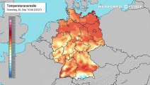 Extreme Wärme in Deutschland! Die hohen Temperaturen bleiben uns auch in den kommenden Tagen erhalten!