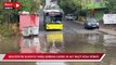 Maltepe'de kuvvetli yağış sonrası cadde ve alt geçit göle döndü