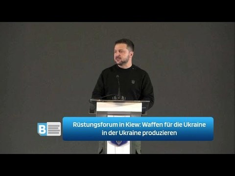 Rüstungsforum in Kiew: Waffen für die Ukraine in der Ukraine produzieren