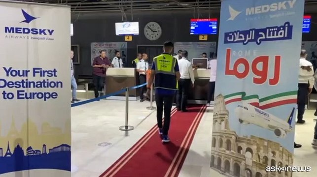 Libia, al via i voli diretti Tripoli-Roma dopo dieci anni
