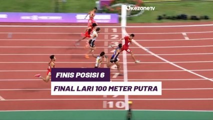 Download Video: Highlight Atletik Asian Games 2023 : Lalu Muhammad Zohri Gagal Gondol Medali di Final Lari 100 Meter Putra