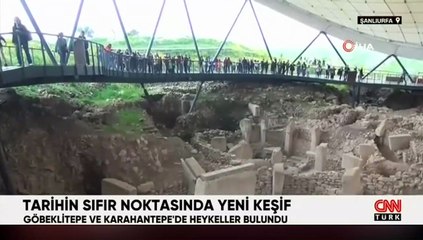 Göbeklitepe ve Karahantepe'deki kazı çalışmalarında yeni keşif