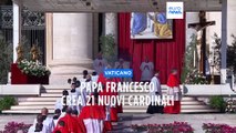 Vaticano, Papa Francesco crea 21 nuovi cardinali