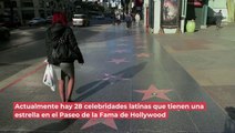 Celebridades latinas con estrella en el Paseo de la Fama de Hollywood