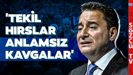 Ali Babacan Adeta İtiraf Etti! Millet İttifakı'na Sert Eleştiri