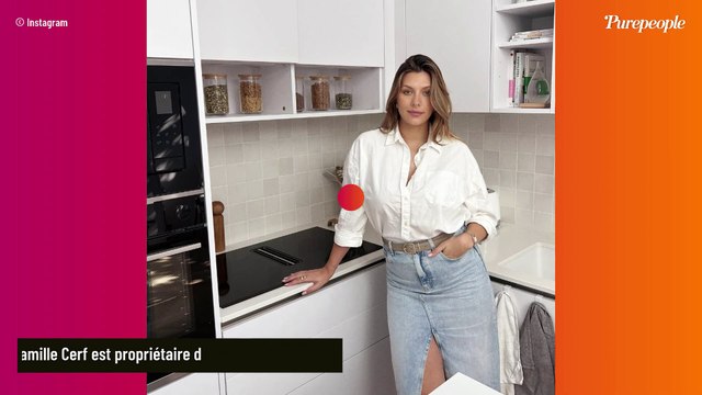 Camille Cerf dévoile l'avant/après de sa superbe cuisine : Un style classe et épuré