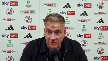 Crawley Town boss Scott Lindsey following Sutton United win