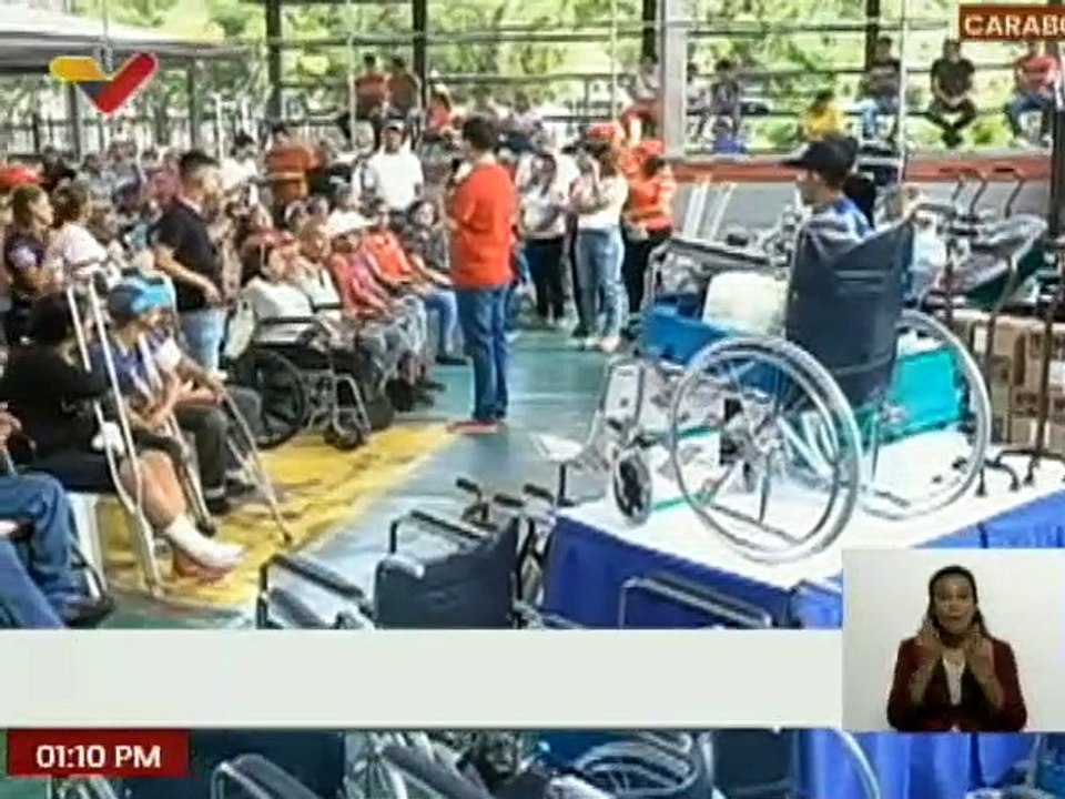 Familias del mcpio. Valencia son favorecidos con la entrega de ayudas técnicas en el edo. Carabobo