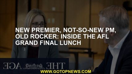 New premier, not-so-new PM, old rocker: Inside the AFL grand final lunch