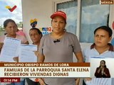 Entregan 5 viviendas dignas a familias de la parroquia Santa Elena en el estado Mérida