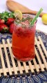 Strawberry mint Margarita ❗1 Minute Recipe