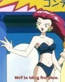 Pokémon Indigo League Episode 18 Beauty and the Beach: Jessie bikini scenes (Japanese version, English sub)