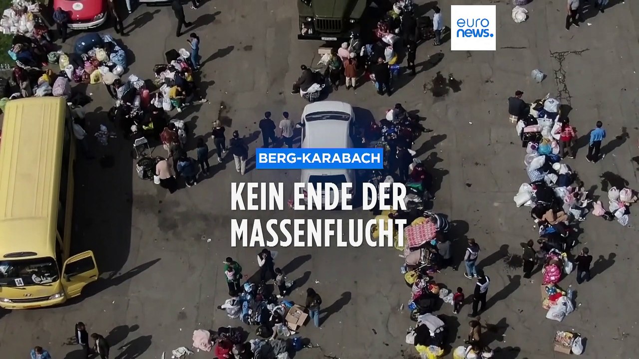 Berg-Karabach zu 80 Prozent verlassen - Armenien bittet EU um Hilfe