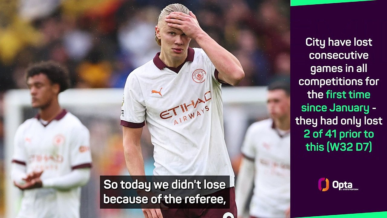 Guardiola holds no complaints in City defeat