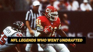 3 NFL legends who went undrafted