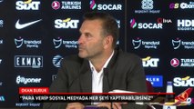 Galatasaray Teknik Direktörü Okan Buruk: Kazanmanın dışında düşüncemiz olmaz