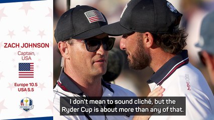 US Ryder Cup captain Johnson denies money split in American team