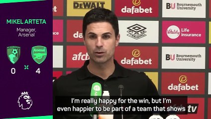 Arteta thrilled Arsenal players let Havertz take penalty at Bournemouth