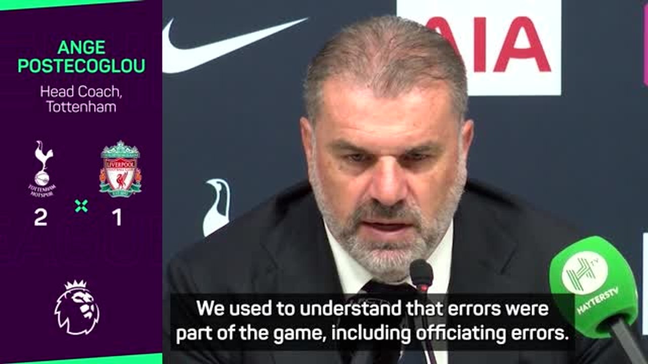 VAR will never be perfect - Postecoglou