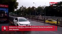Ankara Kızılay'da patlama sesi! İşte ilk görüntüler...
