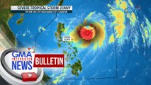 Lumakas pa bilang severe tropical storm ang bagyong Jenny | GMA Integrated News Bulletin
