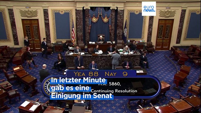 Shutdown in USA in letzter Minute abgewendet, doch Ukraine-Hilfen blockiert