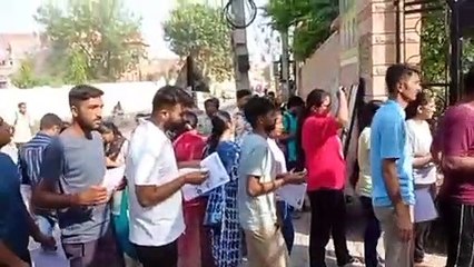 100 परीक्षा केन्द्रों पर आरएएस प्रारंभिक परीक्षा शुरु, देखें VIDEO