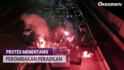 Ribuan Orang di Israel Tolak Perombakan Sistem Peradilan
