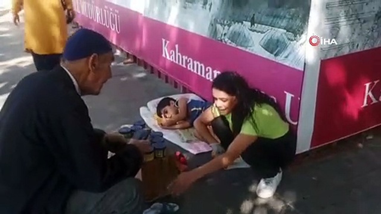 Kahramanmaraş'ta Tek Kadın Ayakkabı Boyacısı Ekmek Mücadelesi Veriyor