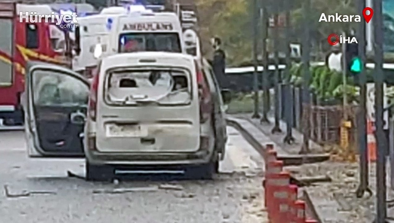 Ankara'da bombalı saldırı girişimi! Çatışma görüntüleri ve patlama anı kamerada