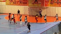 Images maritima: de belles actions de Martigues Handball contre US Saintes