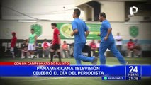 Panamericana Televisión celebra el Día del Periodista con campeonato de fulbito