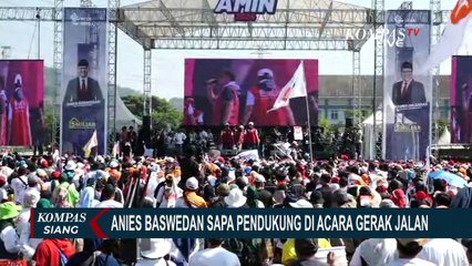 Momen Anies Baswedan Sapa Pendukung di Jawa Barat