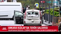 Ankara'da İçişleri Bakanlığı'na saldırı girişiminde bulunan aracın görüntüsü ortaya çıktı!