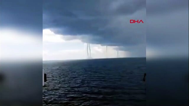 İskenderun Körfezi’nde peş peşe hortumlar oluştu