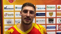Interview maritima: Matthieu Limousin après la victoire de Martigues Handball contre Saintes