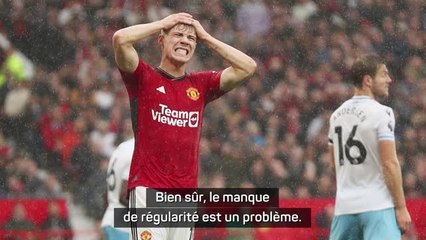 7e j. - Ten Hag : "Le manque de régularité est un problème"