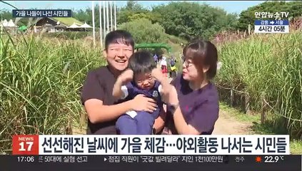 "여유로운 연휴"…가을 정취 만끽한 시민들