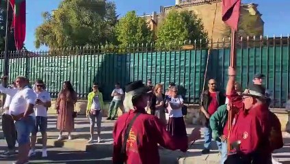 Desfile de pendones en San Froilán