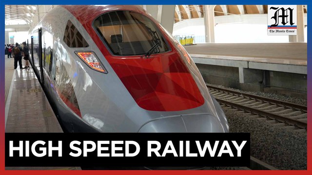 Indonesia is set to launch Southeast Asia's first high-speed railway, largely funded by China