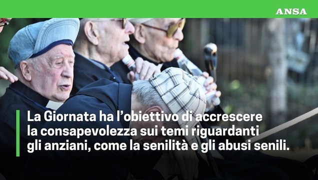 1 ottobre Giornata internazionale delle persone anziane