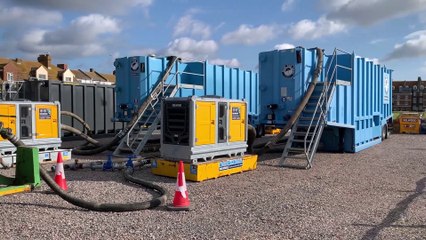 Another major sewer burst in the Bulverhythe area, St Leonards, East Sussex