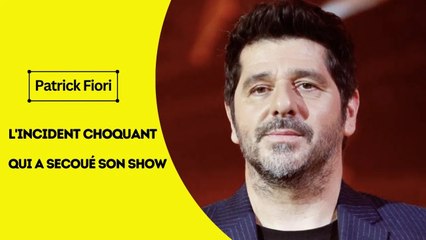 Patrick Fiori : Gros incident après un show, le chanteur fait une déclaration émouvante