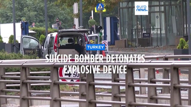 Suicide bomber detonates a device in the Turkish capital, a second assailant is killed in a shootout