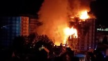 Un impressionnant incendie ravage deux immeubles à Rouen