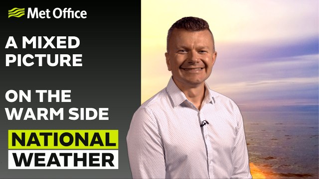 01/10/23 - Sunny spells, some rain - Afternoon Weather Forecast - Met Office Weather