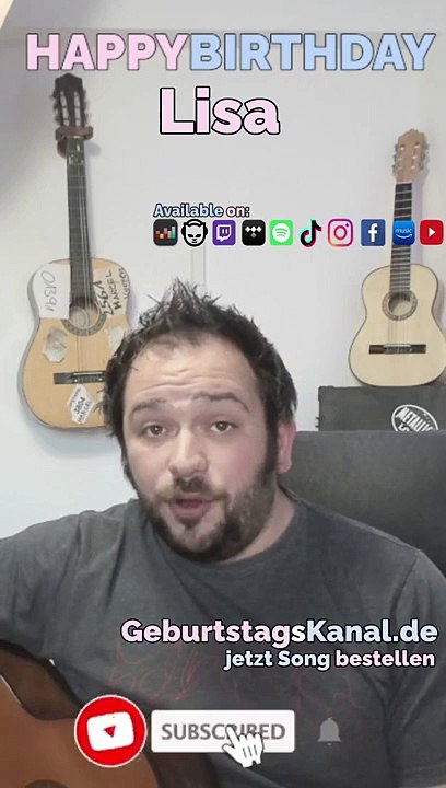 Happy Birthday, Lisa! Geburtstagsgrüße an Lisa
