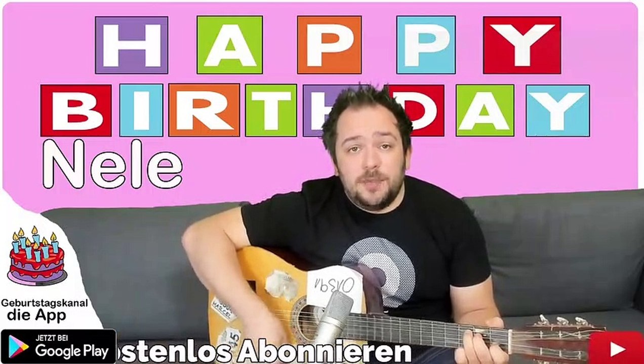 Happy Birthday, Nele! Geburtstagsgrüße an Nele