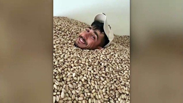 Fıstıkların arasında yüzdü, kabuklarını tükürdü: Ekipler kimliği belirsiz şahsı bulmak için çalışma başlattı