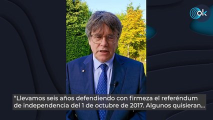 Puigdemont llama a la movilización este domingo y reivindica el golpe de 2017: "Era nuestro destino"